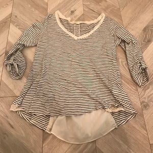Meadow Rue XS Striped Long Sleeve Anthropologie